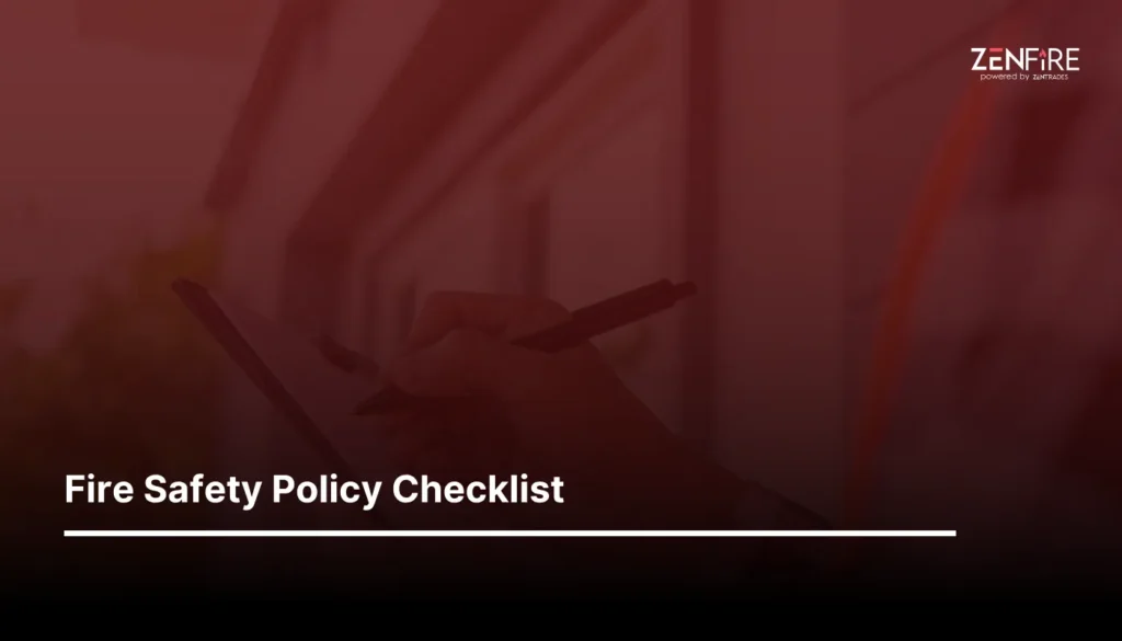 Fire Safety Policy Checklist