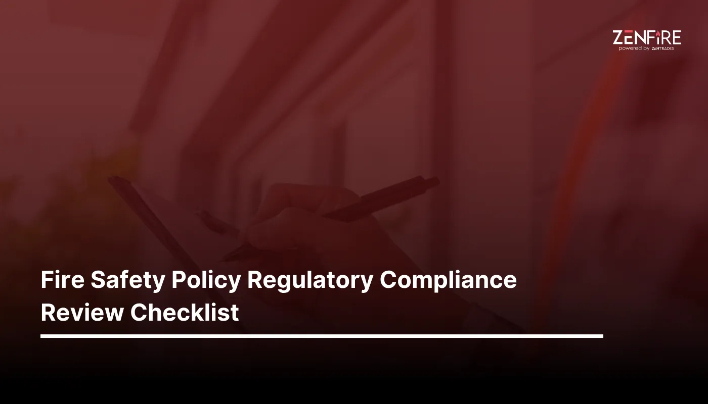 Fire Safety Policy Regulatory Compliance Review Checklist