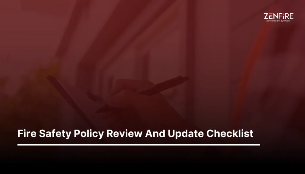 Fire Safety Policy Review And Update Checklist