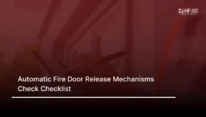 Automatic Fire Door Release Mechanisms Check Checklist