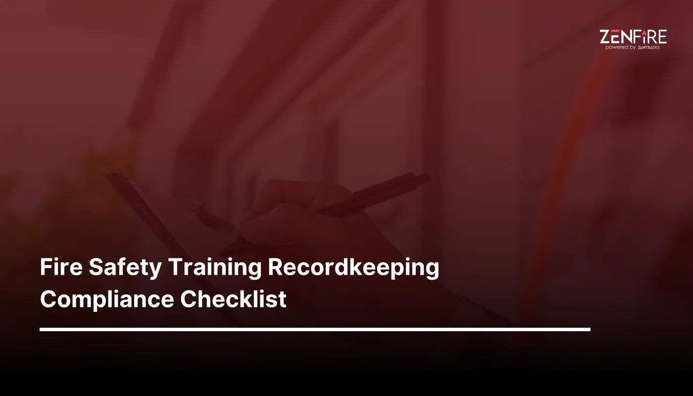 Fire Safety Training Recordkeeping Compliance Checklist