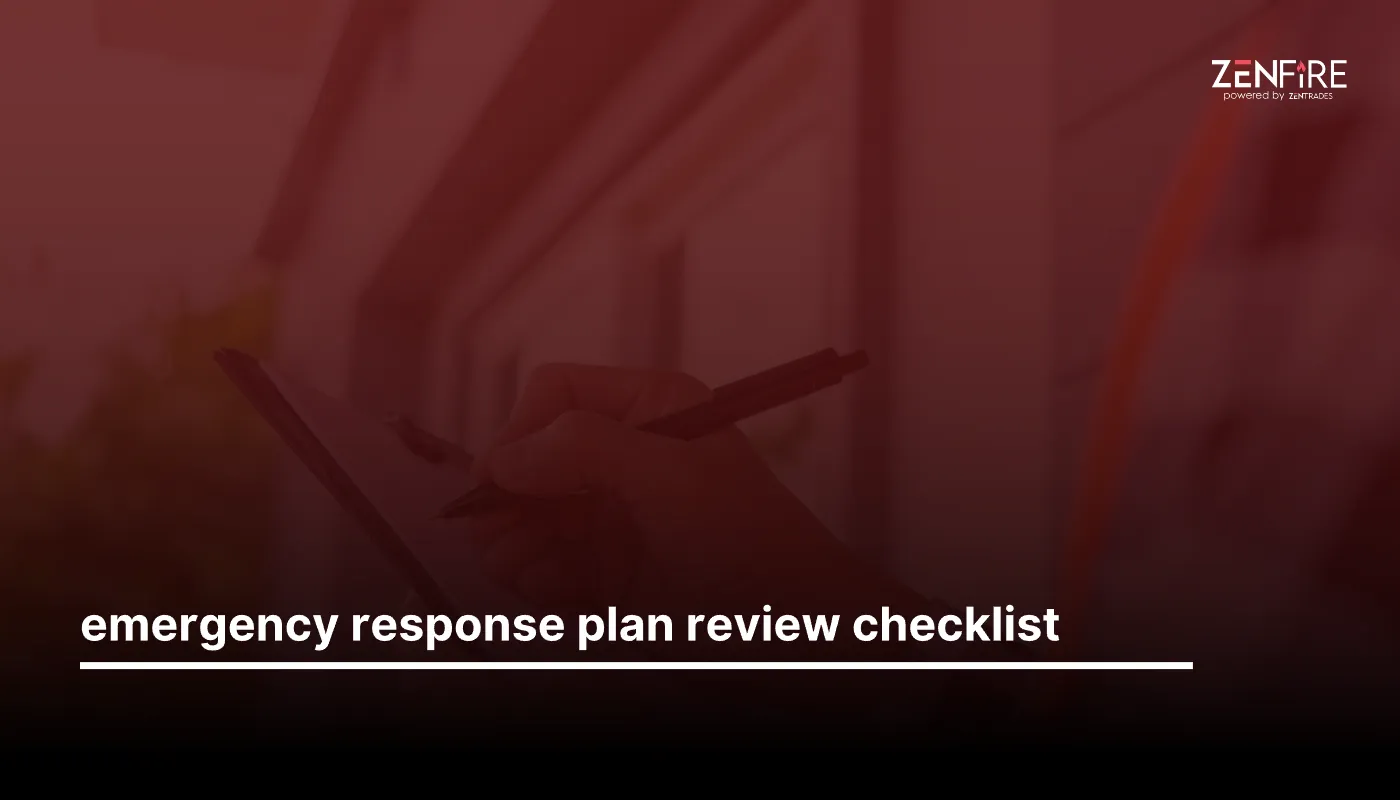 Emergency Response Plan Review Checklist