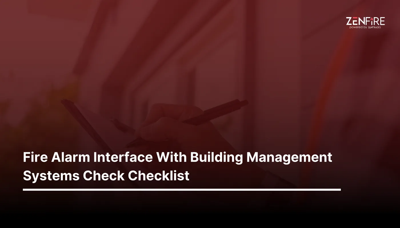 Fire Alarm Interface With Building Management Systems Check Checklist