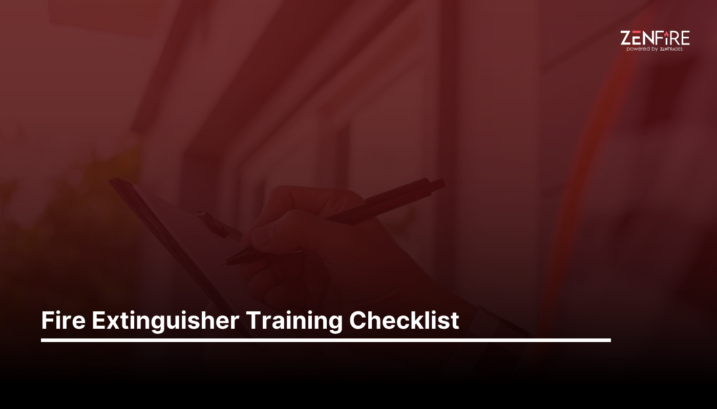 Fire Extinguisher Training Checklist