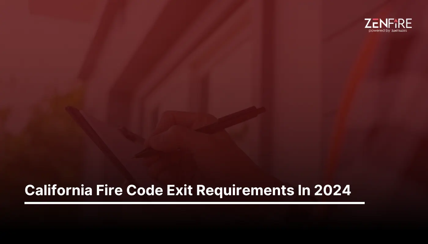 California Fire Code Exit Requirements In 2024