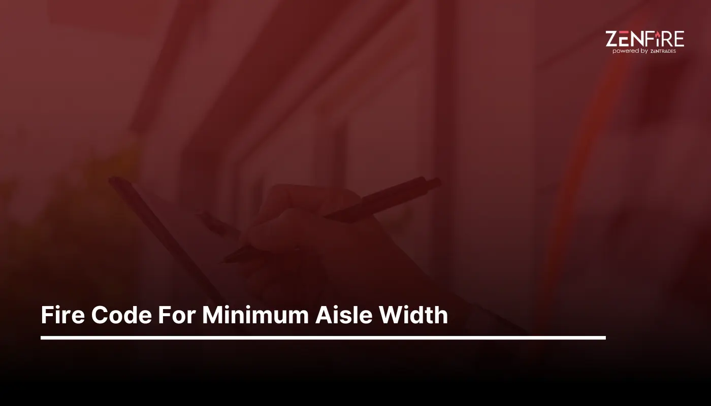 Fire Code For Minimum Aisle Width